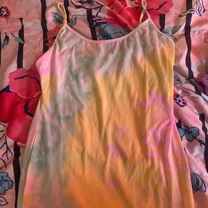 rainbow tie die mini dress (tried on never worn)
